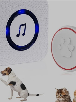 Pet doorbell new, wireless with IP55 waterproof rating