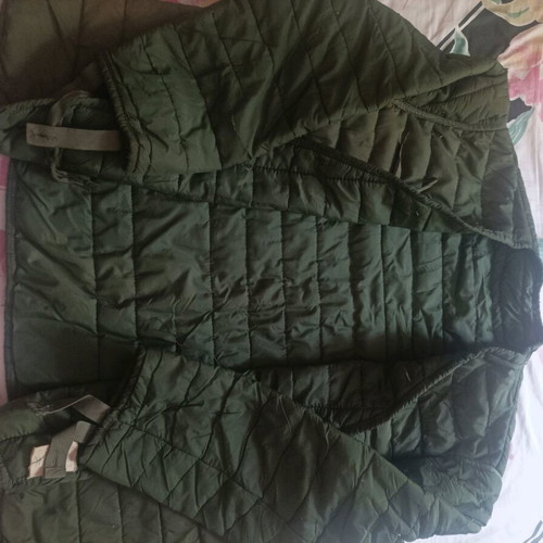Military jacket lining for fishing, size large, like new