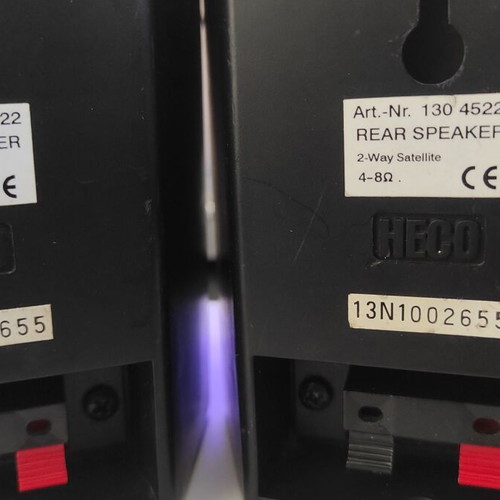 Heco small stereo speakers pair, 2-way coaxial 4-8 ohm