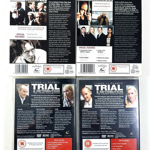 Trial & Retribution DVD box set used, 14 discs, crime series