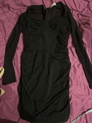 Black dress size M Bershka like new