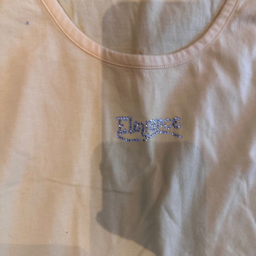 Yellow blouse used, size L