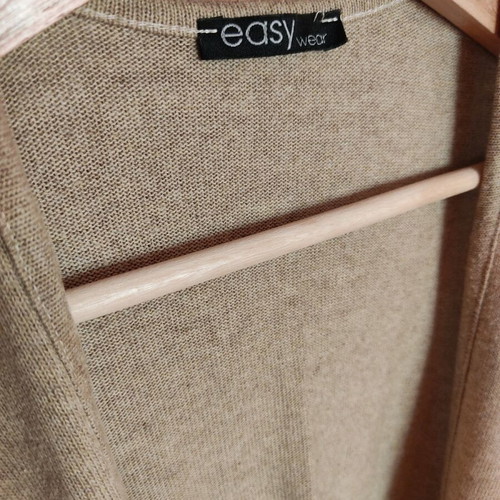 Knitted cardigan beige one size, like new