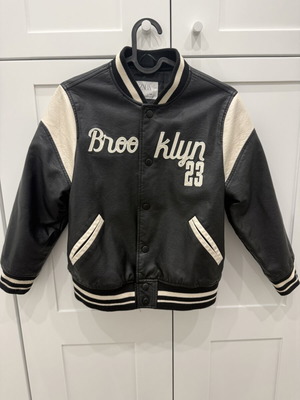 Zara Kids Bomber Jacket 128 cm used, black and white