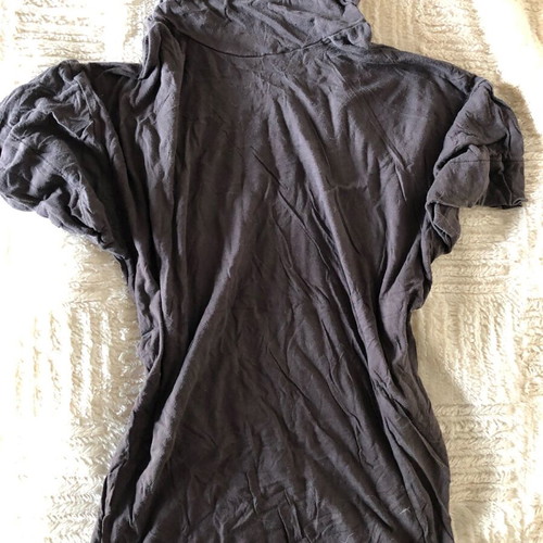 Turtle neck brown blouse Zara used, size L