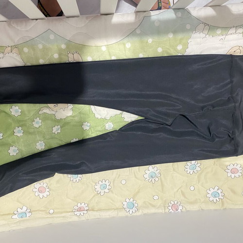 Shiny leggings like new, black, size S