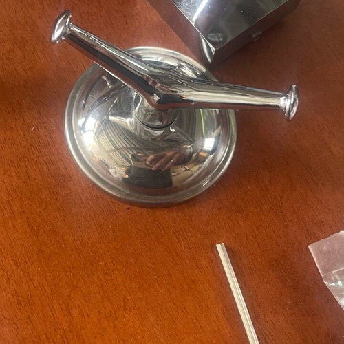 Stainless steel bathroom set like new