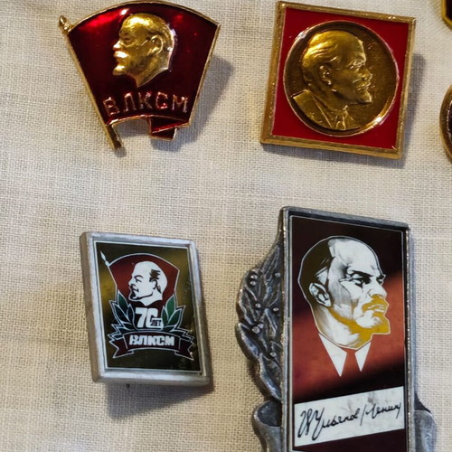 Soviet Era Pins Collection like new, 34 pieces