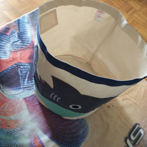 Decorative Toy Storage Basket like new, large capacity