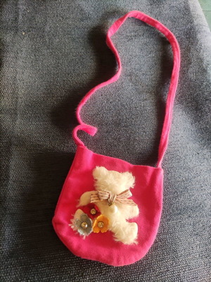 Pink shoulder bag like new