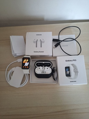Samsung Galaxy Buds 3 and Galaxy Fit 3 like new