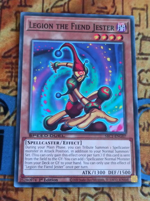 Legion The Fiend Jester κάρτα Yu-Gi-Oh! σαν καινούργιο
