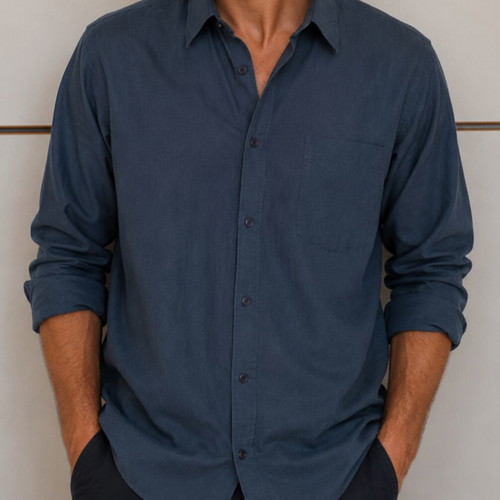 Men's Shirt L gray like new