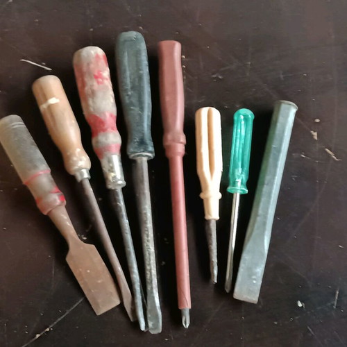 Various old tools used, pack