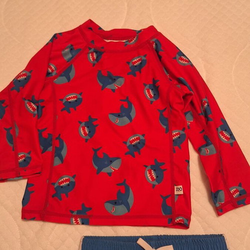 Zoocchini swimwear set for 2-year-old with UV protection