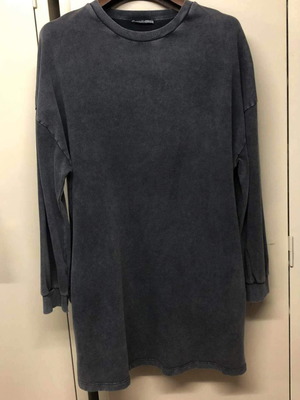 Stradivarius dress new, size Medium, gray