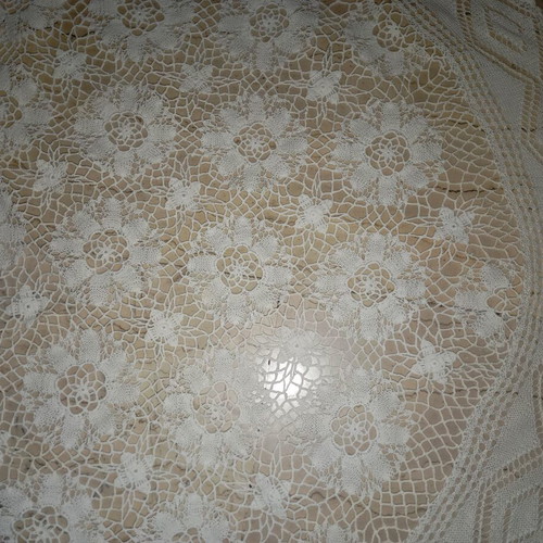 Knitted embroidery like new