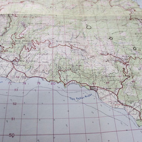 Zagora Military Map 1971 like new, scale 1:50,000