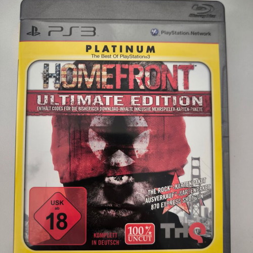 Homefront Ultimate Edition PS3 game very good condition