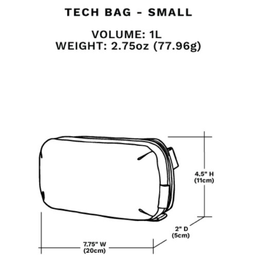 Wandrd Tech Case Small, black