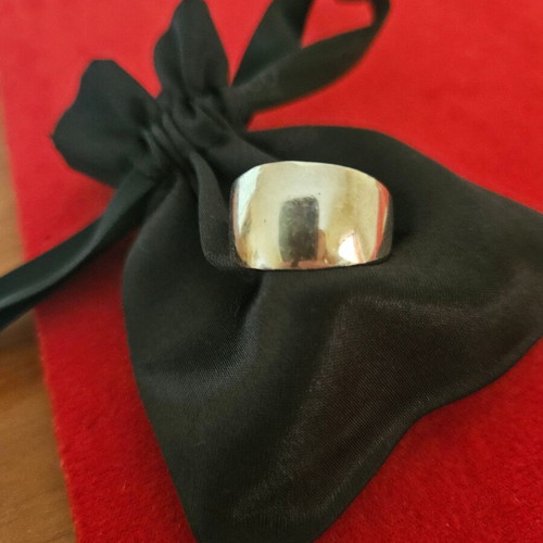 925 silver ring used, handmade, from India