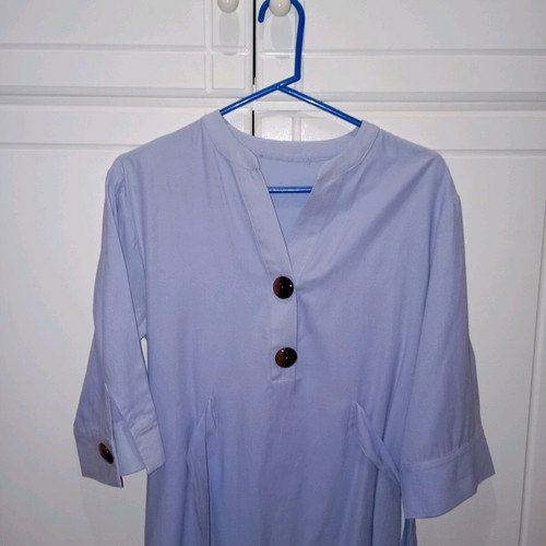 Zara blue tunic like new, size S