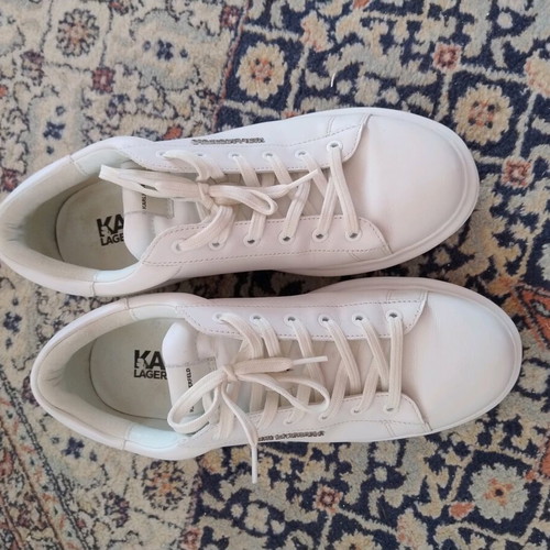 Karl Lagerfeld men's sneakers like new, white, sports style, size 43