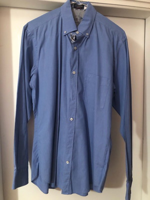 Paul & Shark men's blue cotton shirt like new, size M