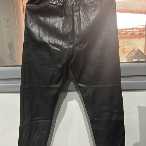 Mayoral leather pants like new, size 158 cm, black