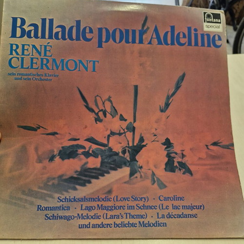 Ballade Pour Adeline LP by René Clermont used, romantic easy listening