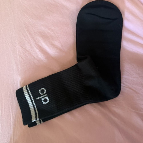 Alo Socks New, One Size Black