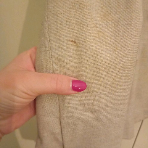 Zara cotton jacket used, beige, size large