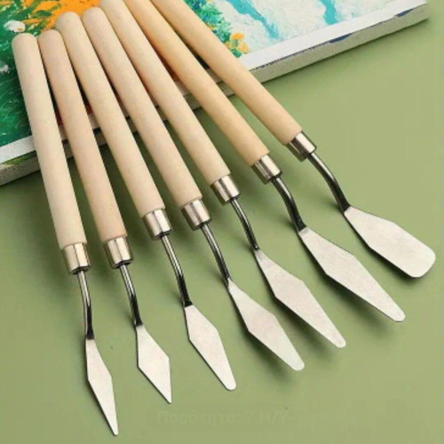 Painting spatulas new, set of 7 pieces