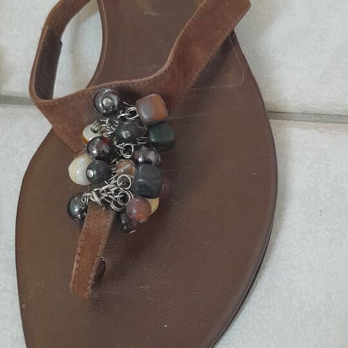 Women's sandals brown, like new, size 41