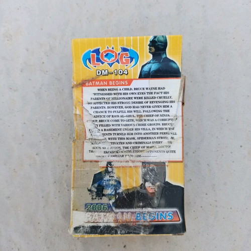 Batman Begins 2006 cards used