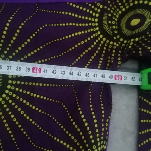 Jacket African Boho Style like new, purple and yellow sun pattern