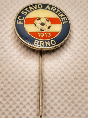 Collectible pin FC Stavo Artikel Brno like new, authentic