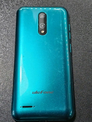 Ulefone Note 8P used green color for parts or repair