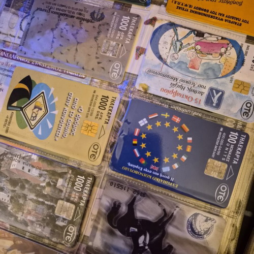 Collectible Phone Cards Album and Loose Like New