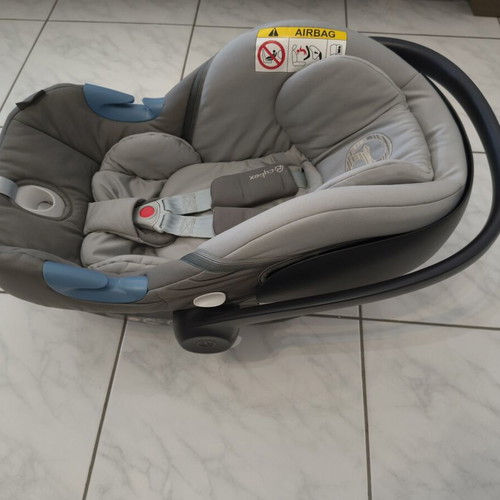 Cybex Aton M baby car seat used with Bexa stroller adapters
