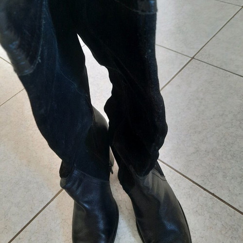 Nine West leather boots like new, size 39, black