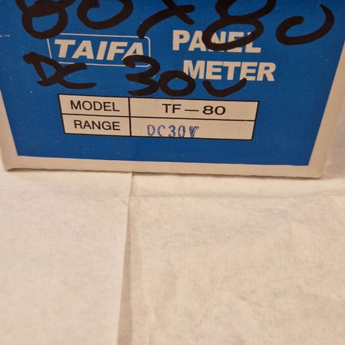 Analog Panel Voltmeter TAIFA TF-80 DC 30V 80x80mm new