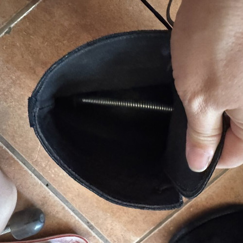 Officine Creative shoes used, black suede leather size 41