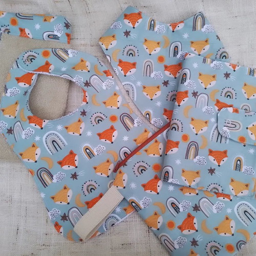 Children's set The Bright Fox with cotton fabrics