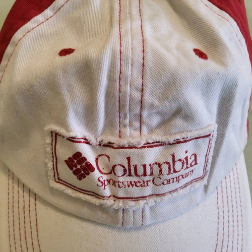 Columbia sports cap new, o/s unisex, white-red