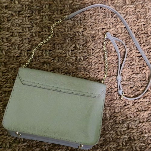 Furla Metropolis shoulder bag like new, blue turquoise leather