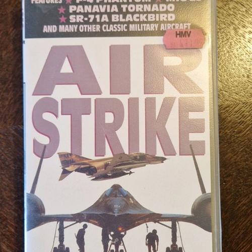 Air Strike video cassette used, documentary 1991
