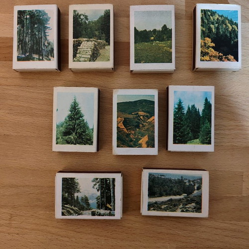 Matchboxes Forest used, pack