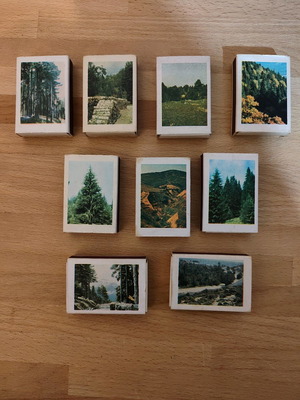 Matchboxes Forest used, pack