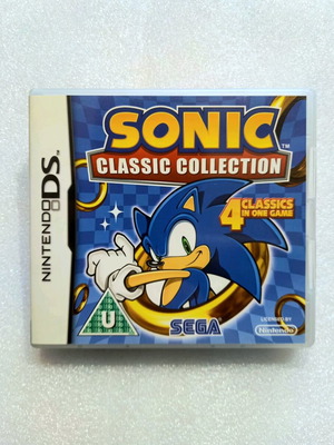 Nintendo DS Sonic Classic Collection game like new, complete, English